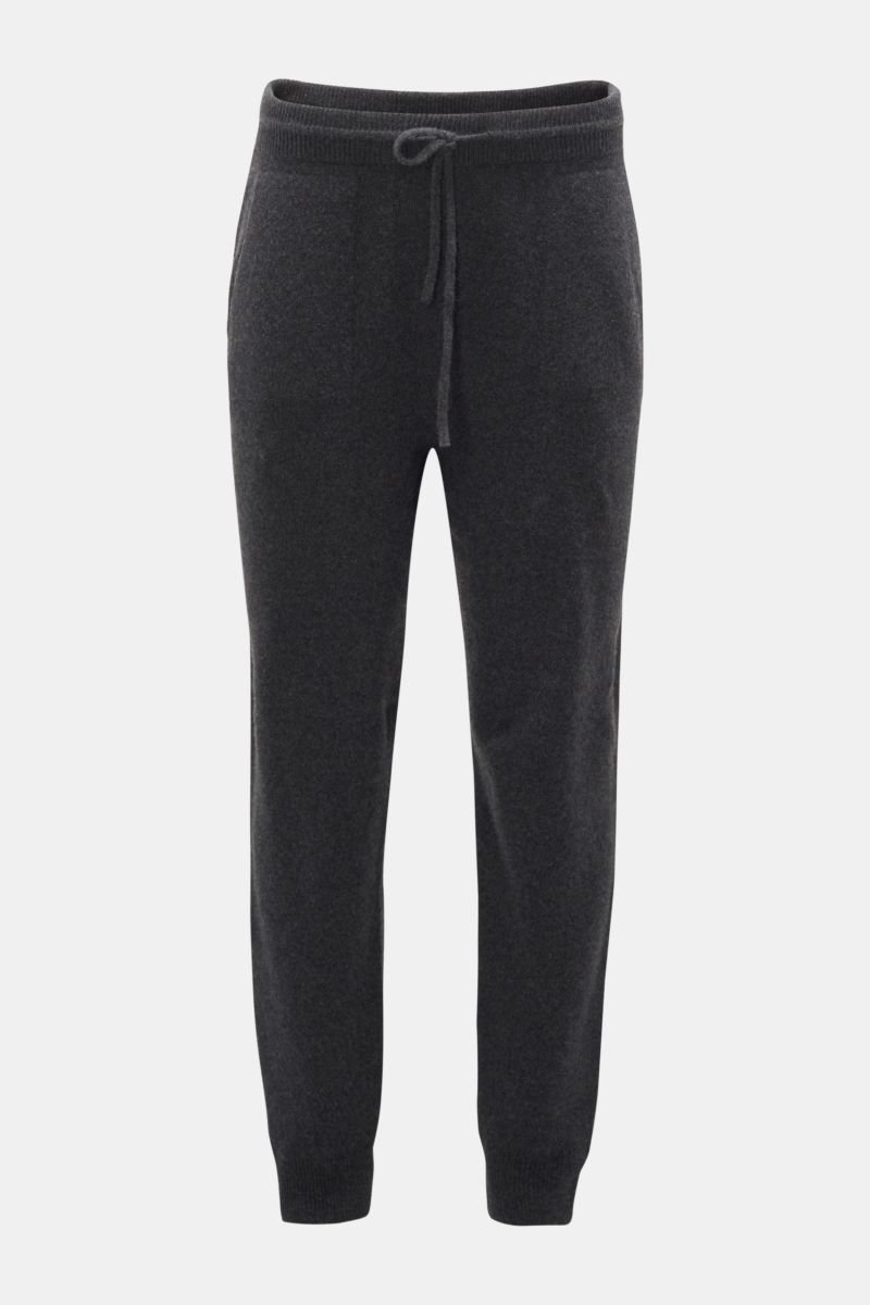 Cashmere jogger pants 'The Cashmere Pant' dark grey