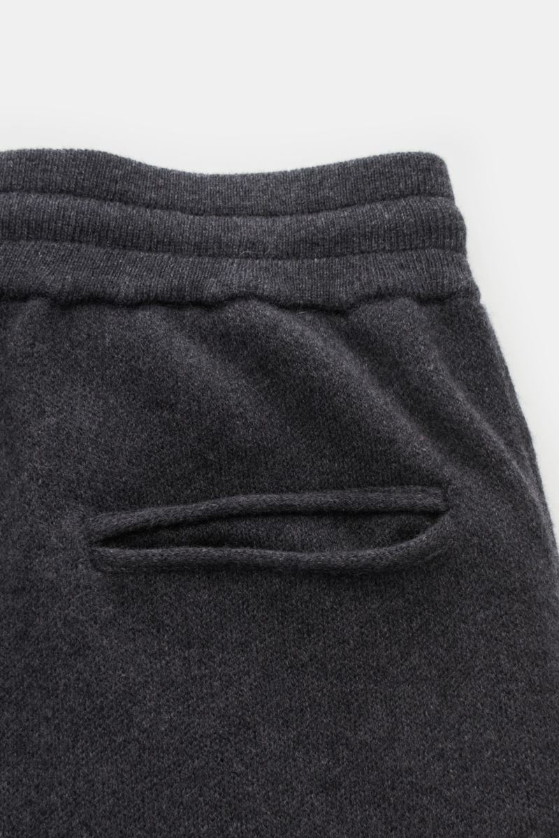 von Braun Cashmere cargo jogger pants anthracite