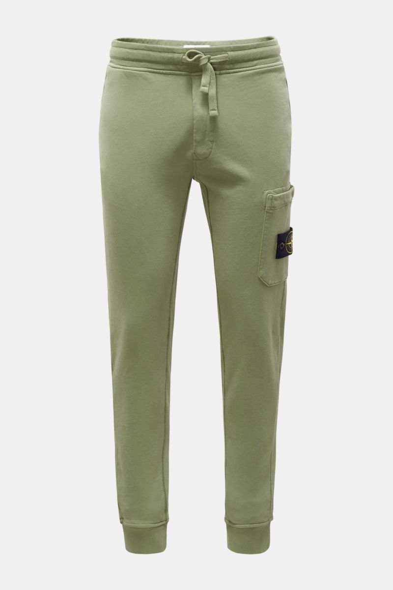 Cargo sweat pants light green