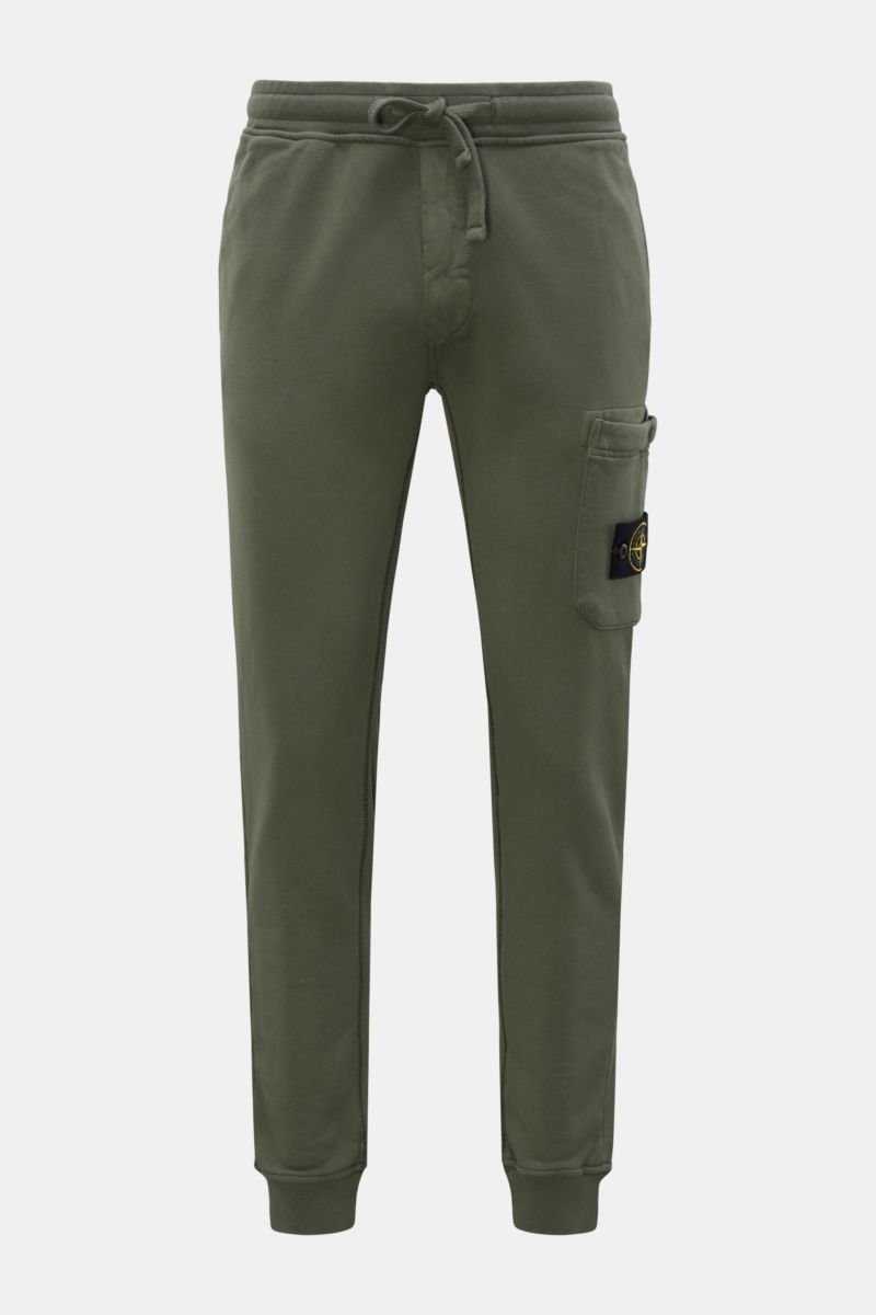 Cargo sweat pants 'Felpa' grey-green