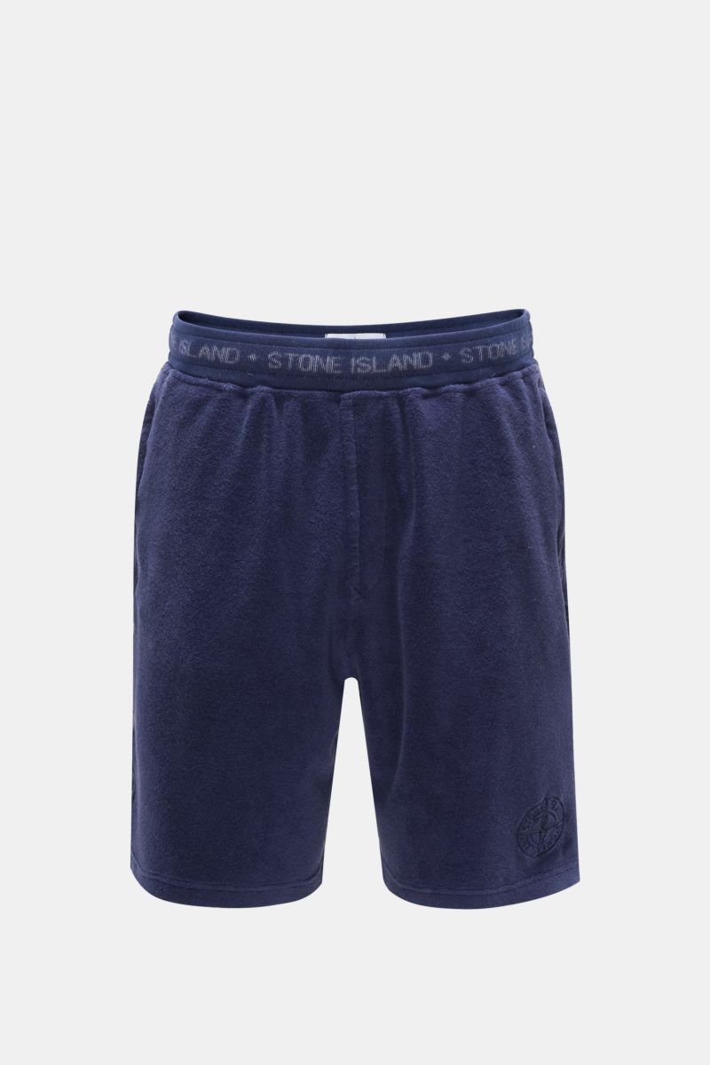 Frottee-Shorts navy
