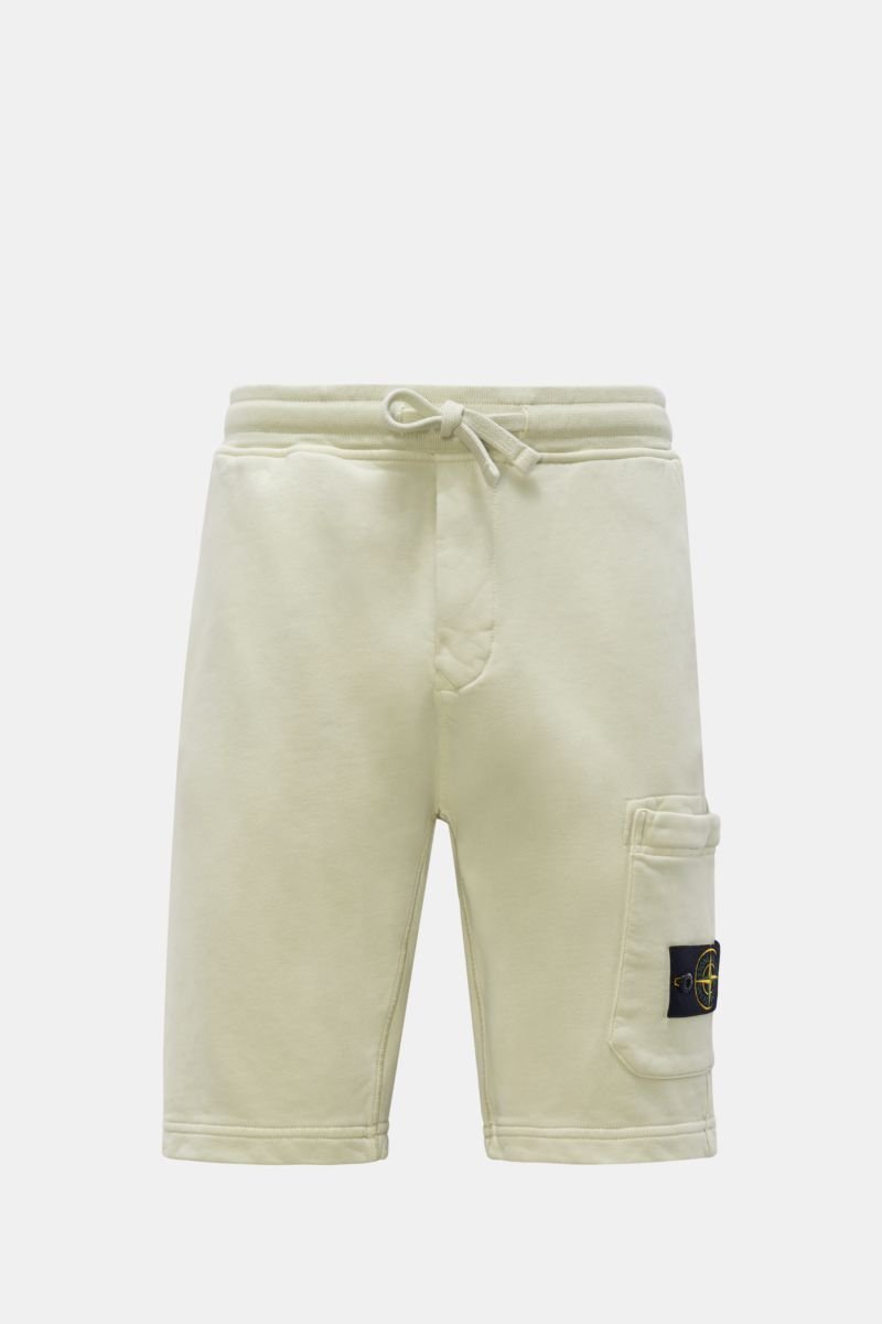 Cargo sweat shorts 'Felpa' pastel green