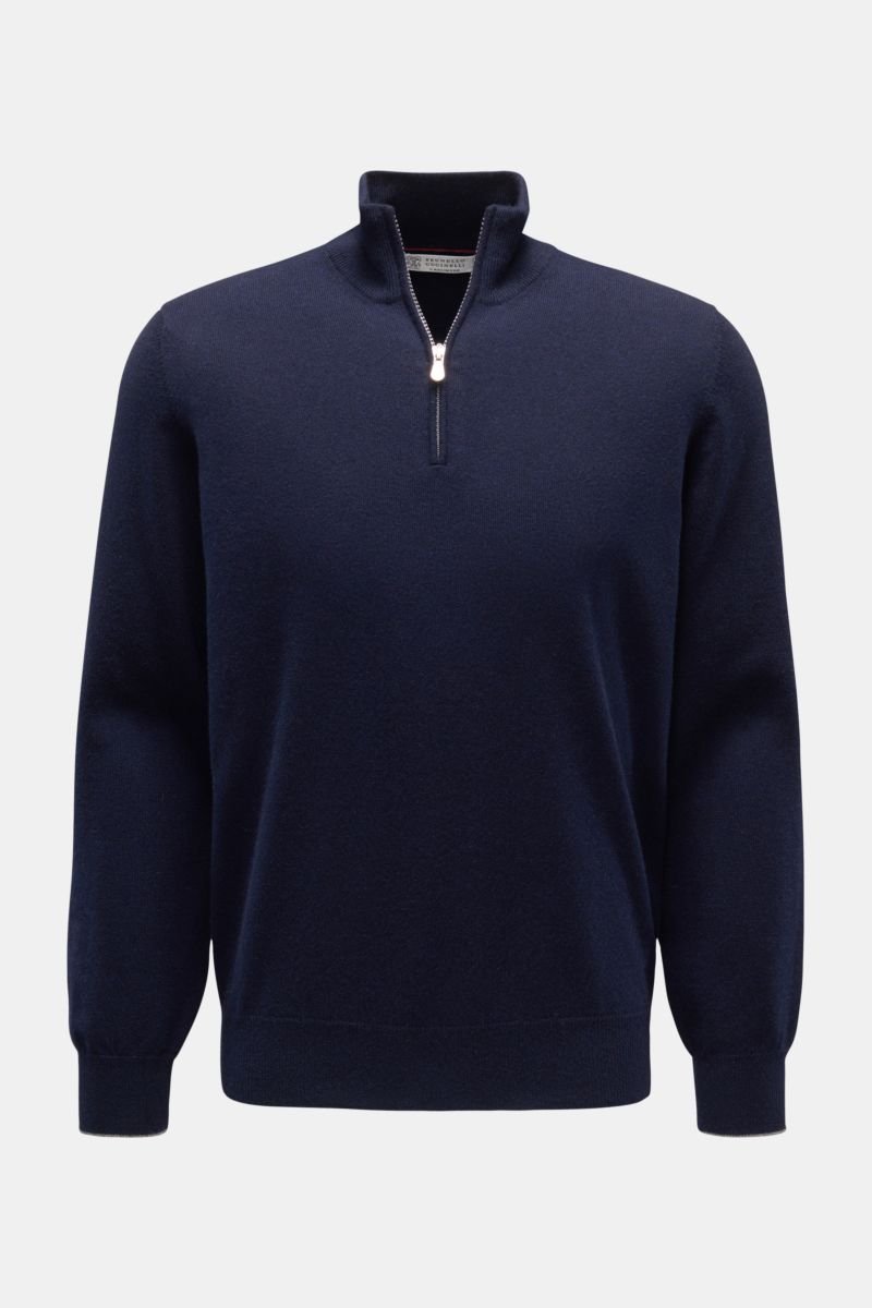 Cashmere Troyer navy