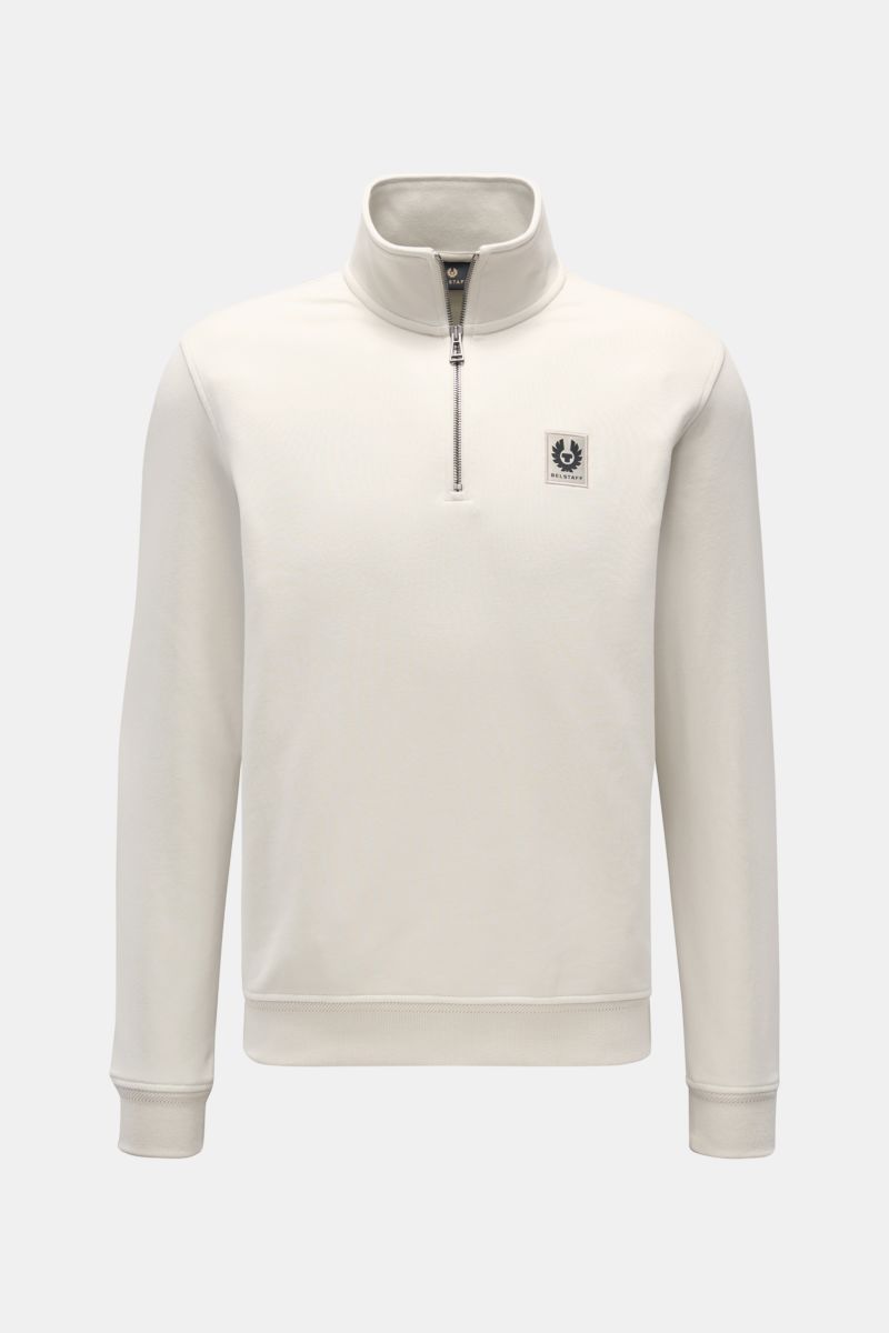 Belstaff Sweat-Troyer 'Quarter Zip' creme