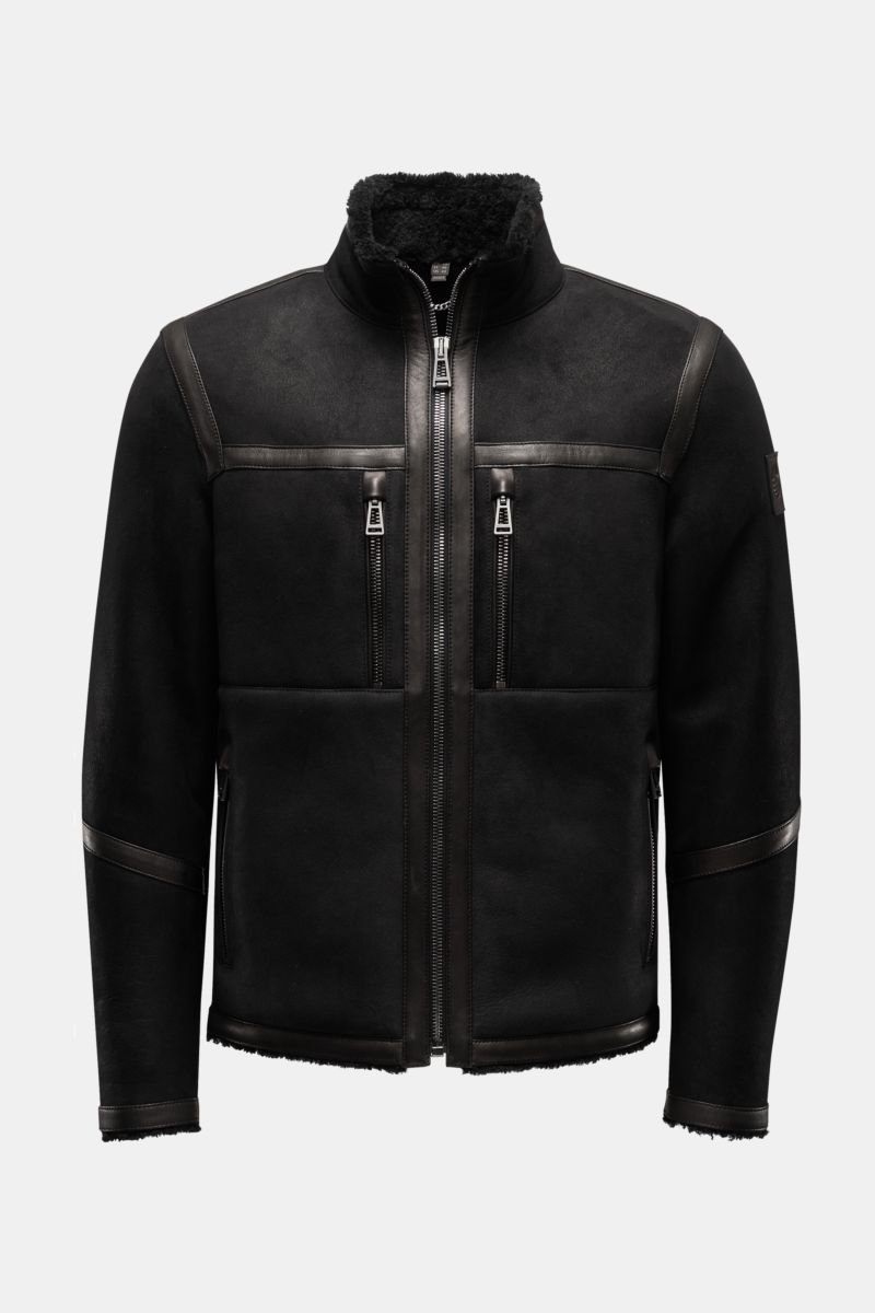 Shearling jacket 'Tundra' black