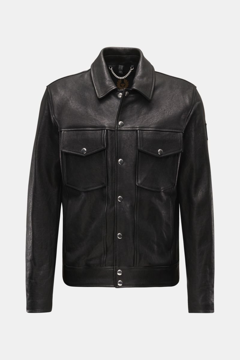 Leather jacket 'Pistol' black