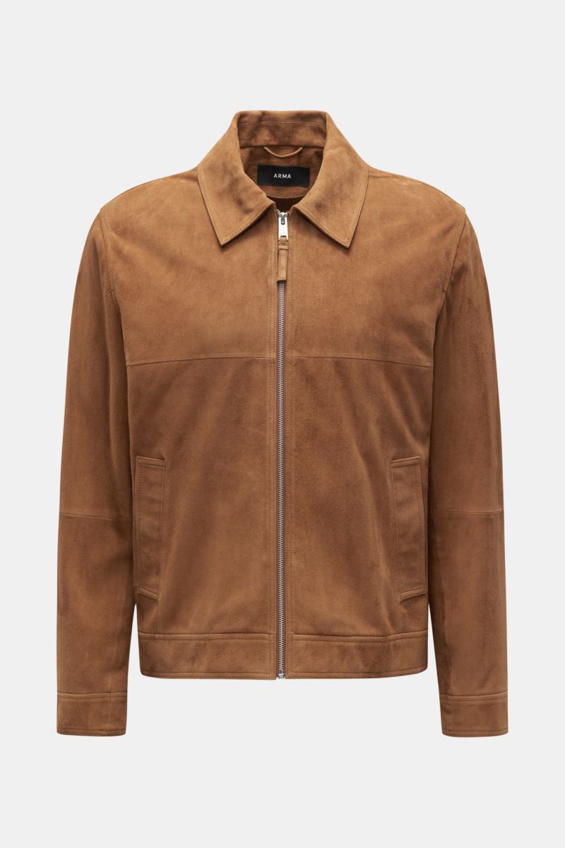 halb goat leather 嬉しい design jacket
