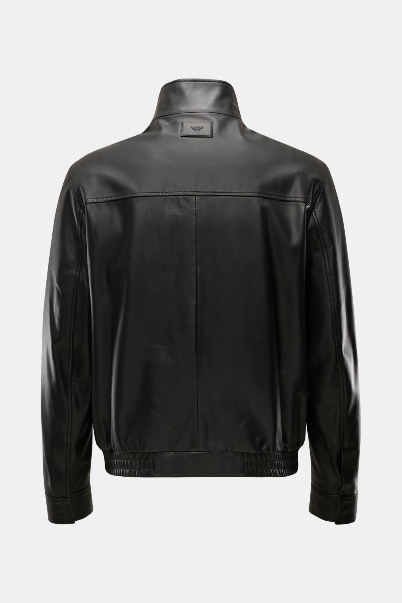 Emporio Armani Lederblouson schwarz