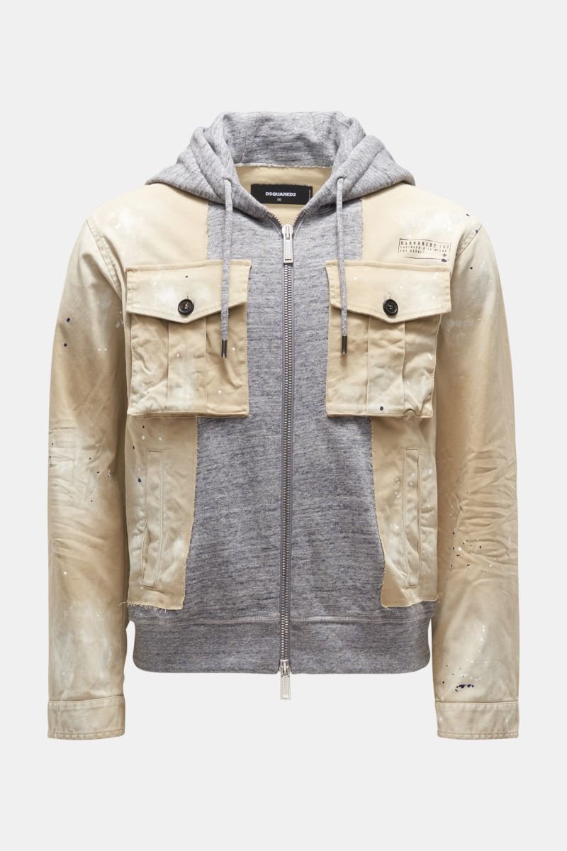 Jacket beige/grey