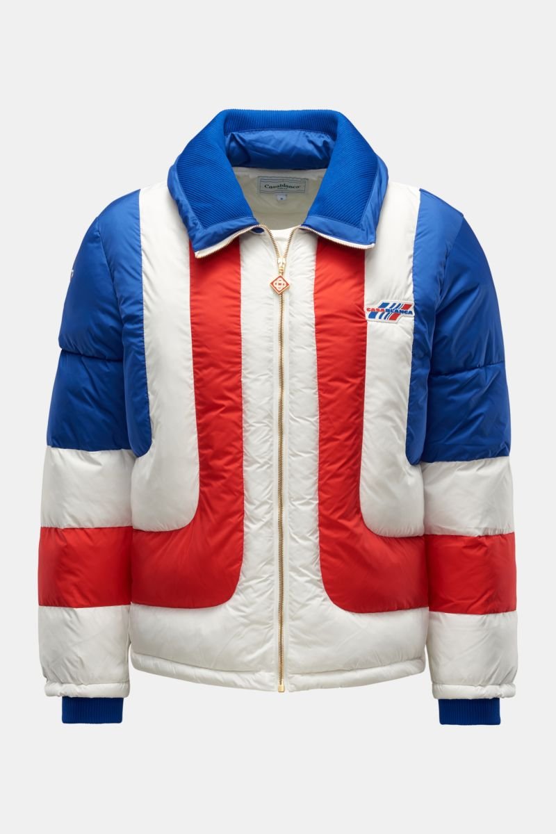 Steppjacke 'Air Puffer Jacket' dunkelblau/rot/weiß