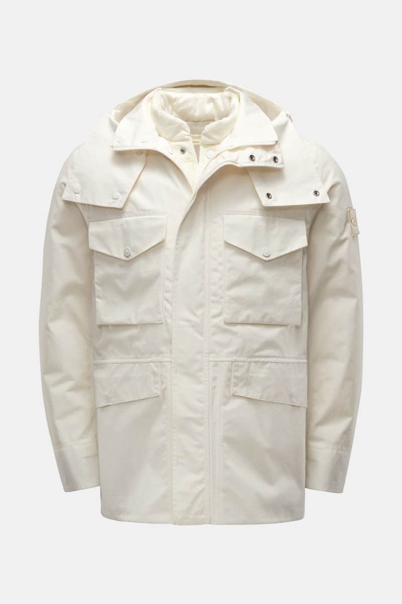 Down jacket 'O-Ventile Ghost Piece' off-white