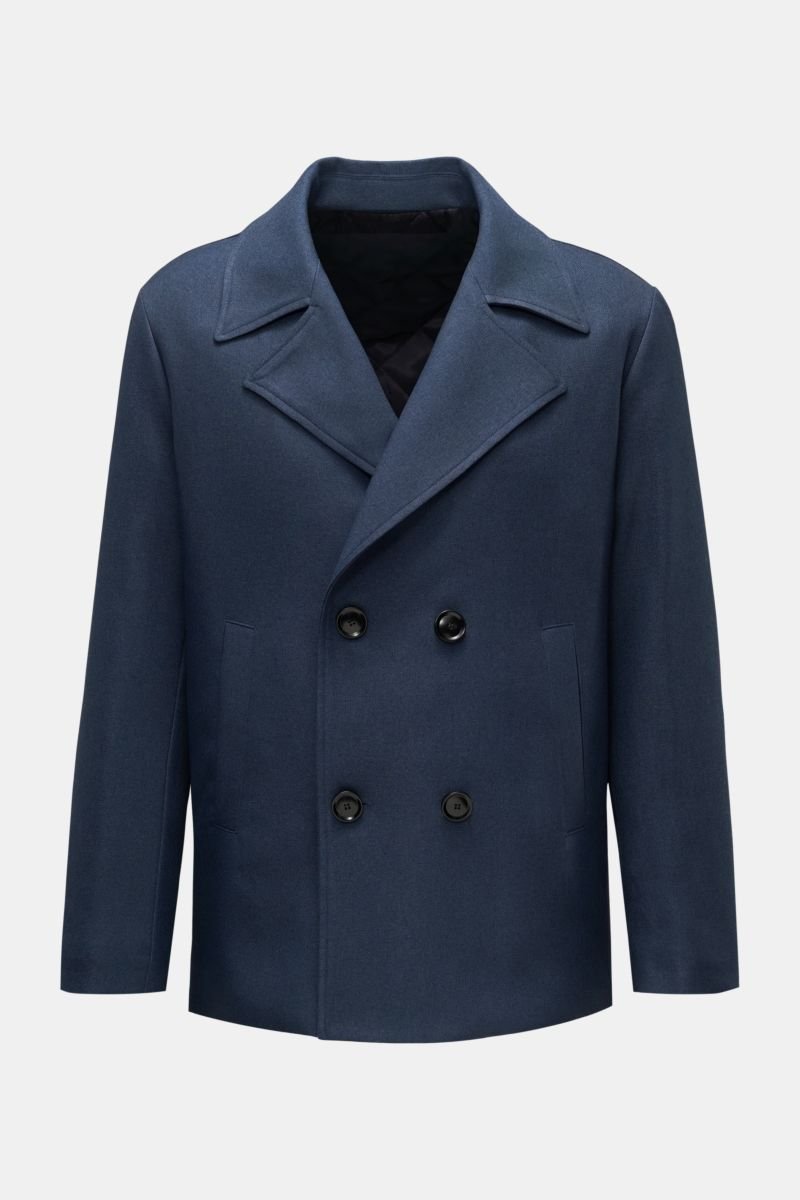 Pea coat 'Aalbina' grey-blue