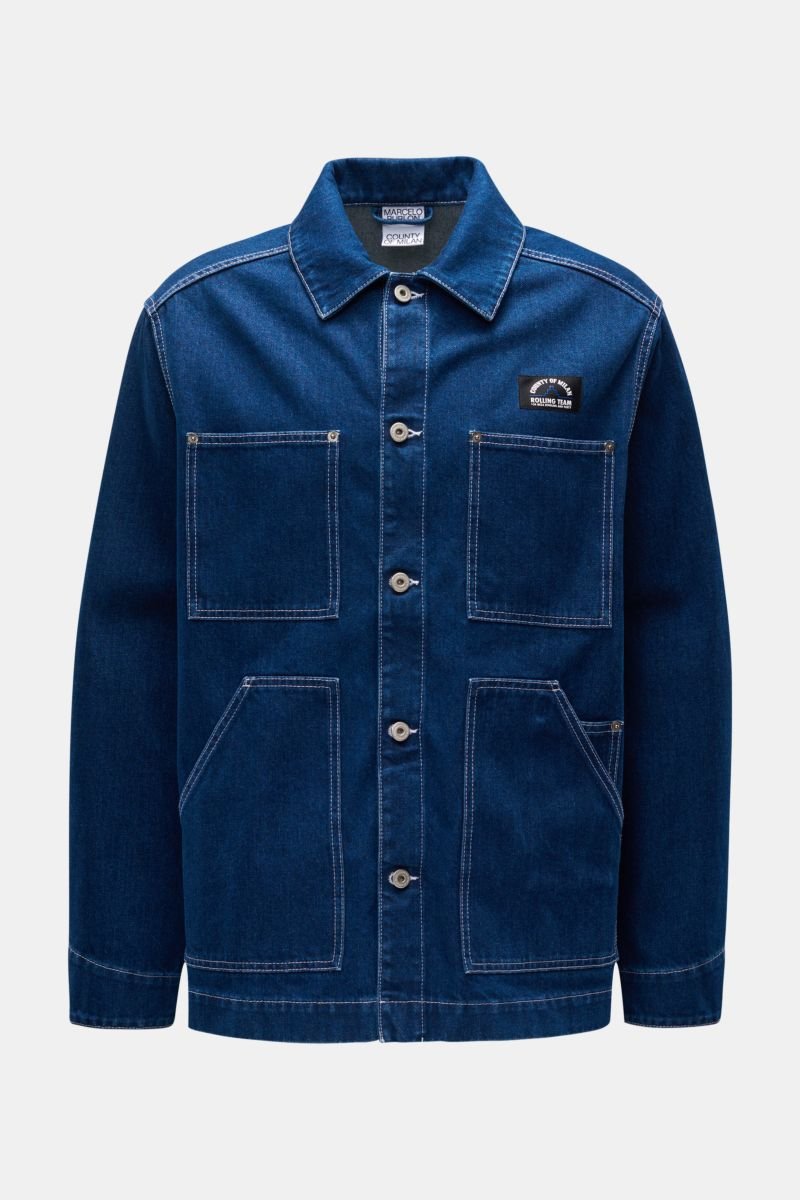 Denim jacket 'Stone 20 DNM Workwear JKT' dark blue