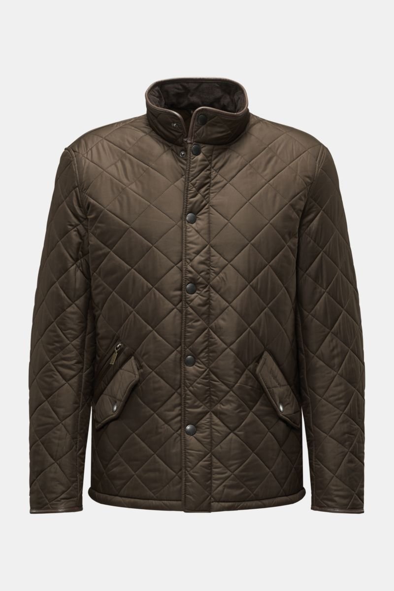Quilted jacket 'Powell Quilt' dark olive