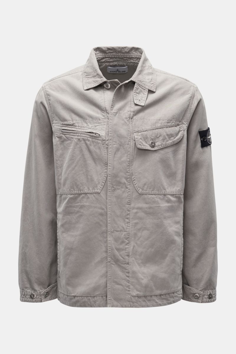STONE ISLAND jacket 'Closed Loop Tinto Terra' grey | BRAUN