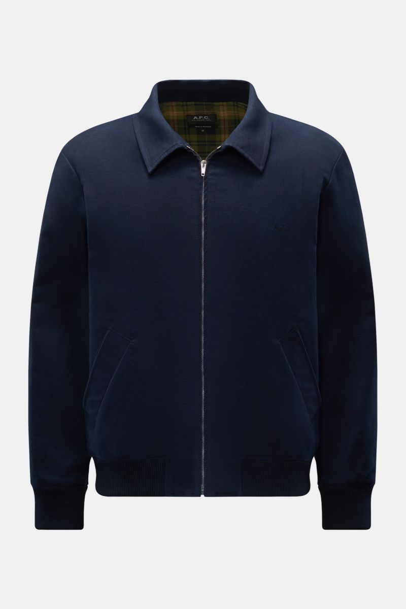 ほぼ未使用 A.P.C. Gilles jacketブルゾン M A.P.C. Gilles ジャケット | ブルー | FARFETCH JP