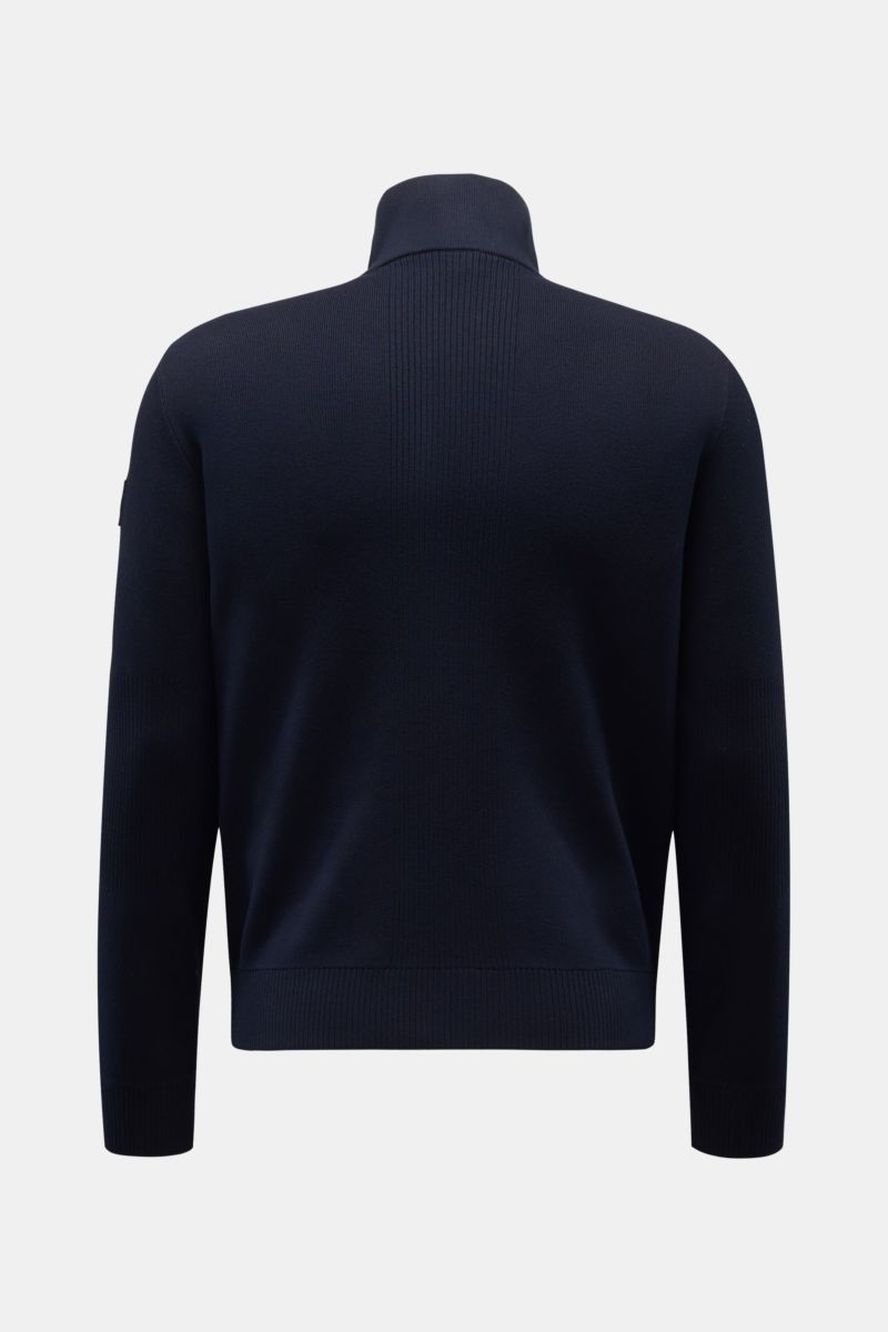 Moose Knuckles Daunen-Strickjacke 'Kamet Hybrid' navy