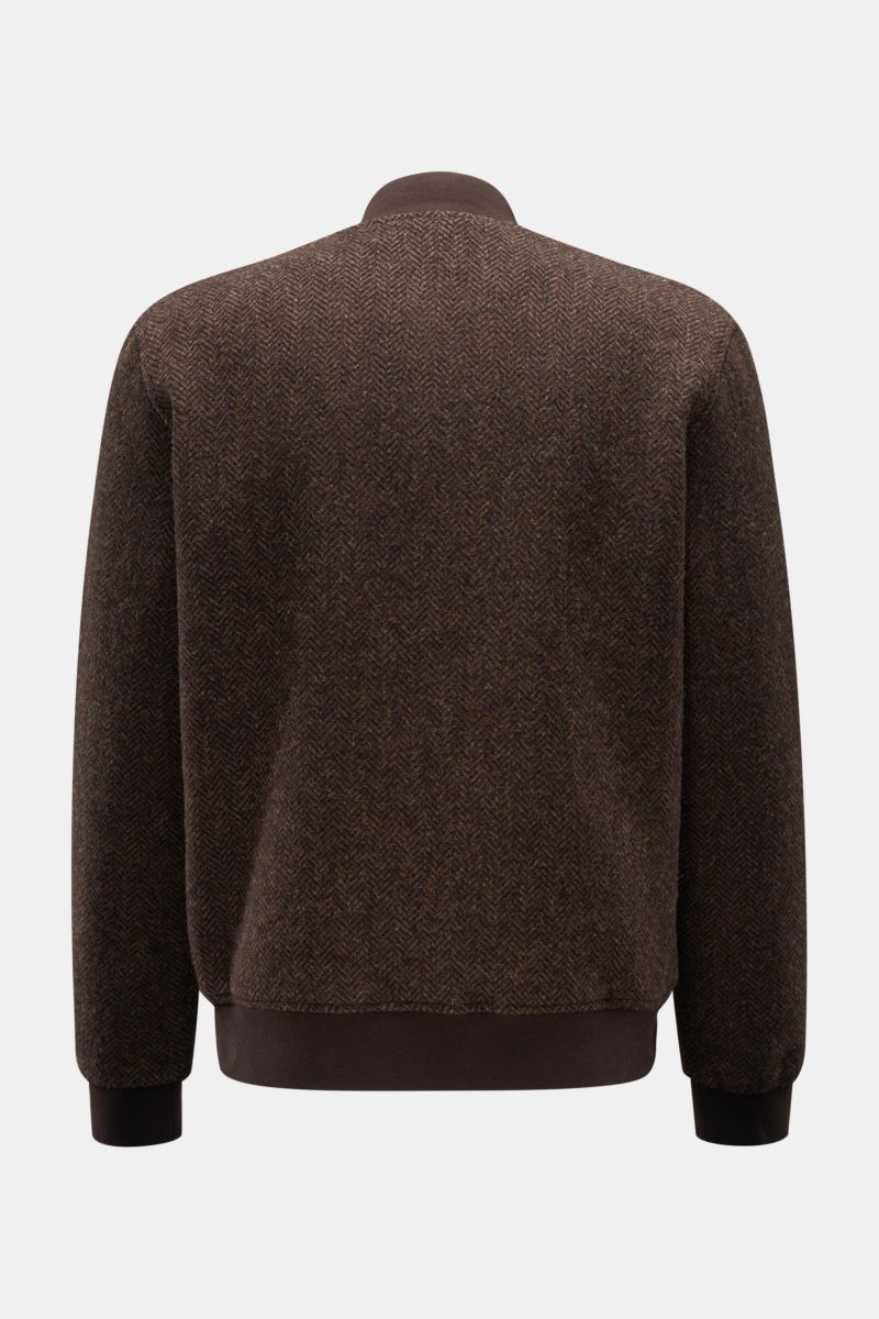 04651/ A trip in a bag Wool blouson dark brown/light brown