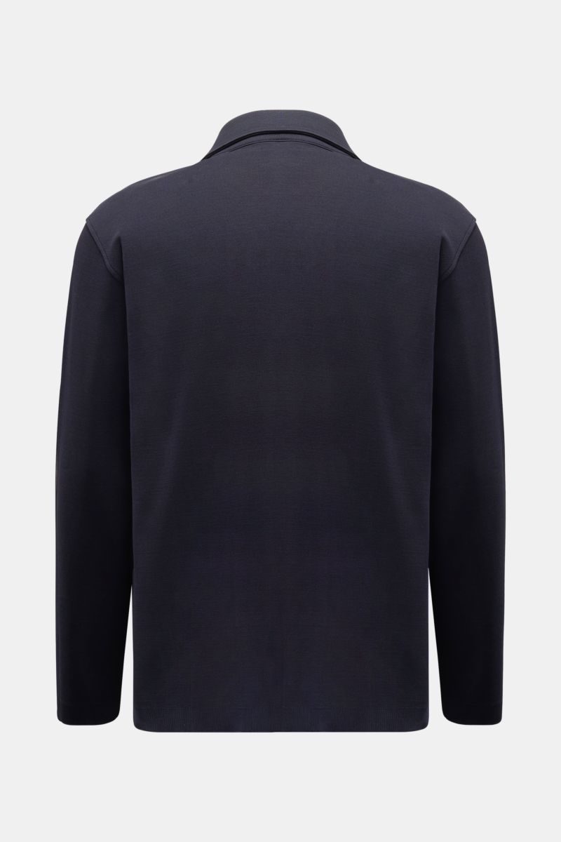 04651/ A trip in a bag Piqué overshirt navy