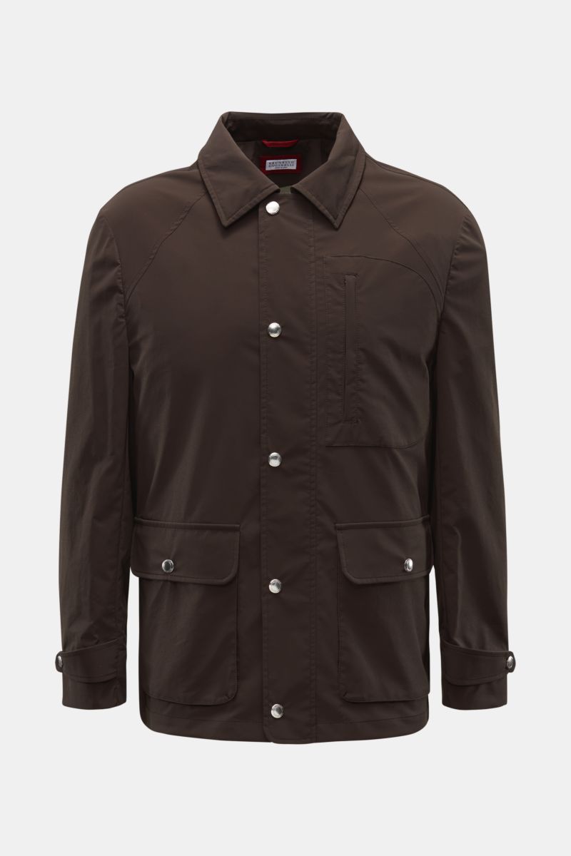 Jacke dunkelbraun