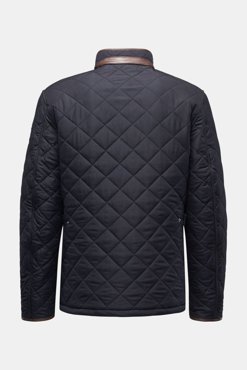 Barbour Steppjacke 'Powell Quilt' dark navy