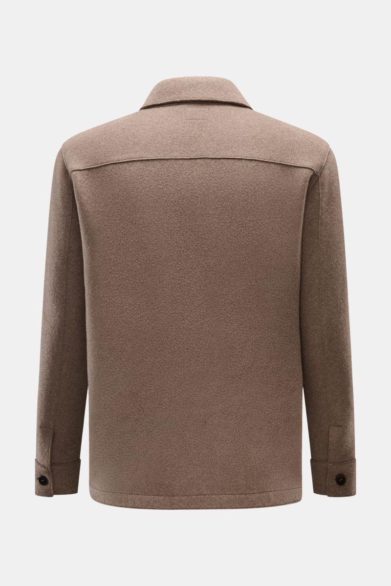 Lunaria Cashmere Cashmere Jacke hellbraun