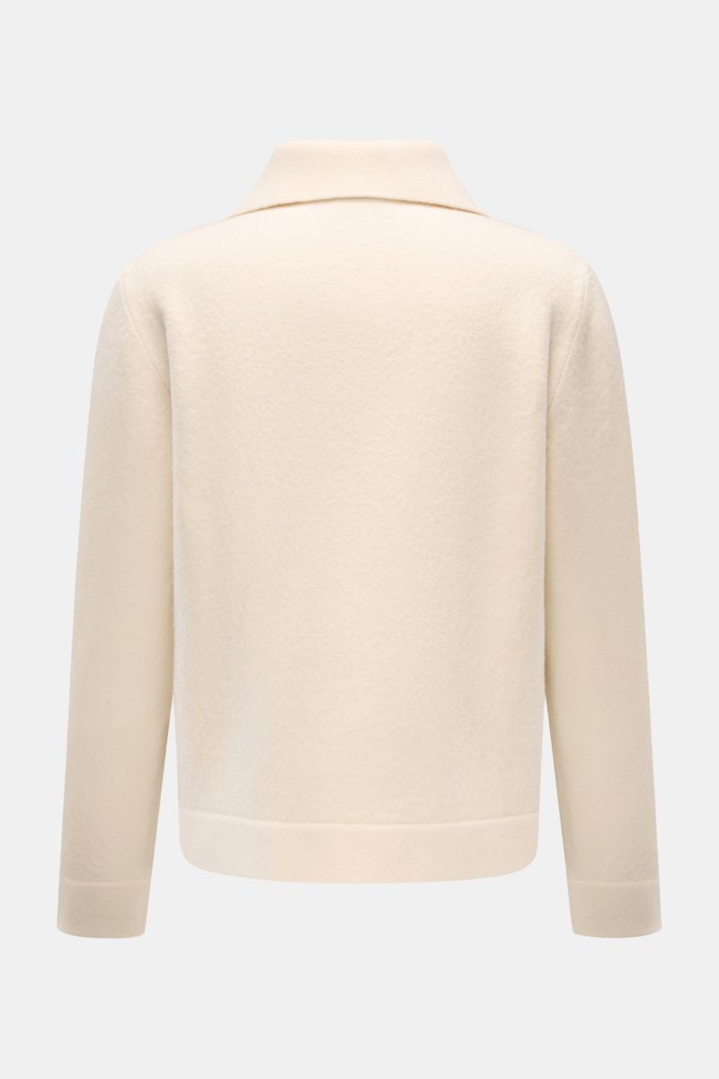 04651/ A trip in a bag Woll-Overshirt 'Boiled Blouson' creme