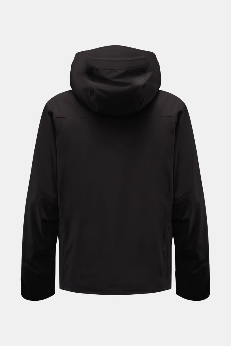 Canada Goose Jacke 'Rupert' schwarz, Rückansicht, funktionale Übergangsjacke mit Kapuze, wasserdicht, Slim Fit, zwei-Wege-Reißverschluss, verstellbar.