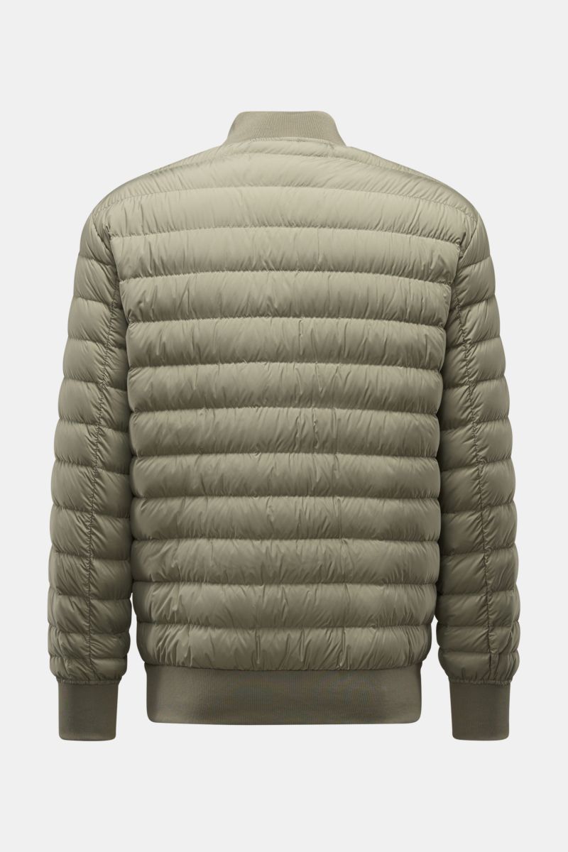 Parajumpers Daunenblouson 'Breving' salbei, Rückansicht, wind- und wasserabweisend, mit wärmender Daunenfüllung, Rippstrickkragen, elastischen Bündchen, Regular Fit.