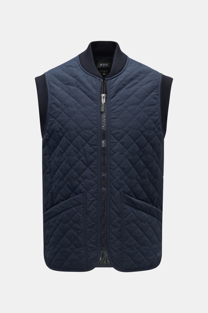 Quilted gilet 'Silas' navy