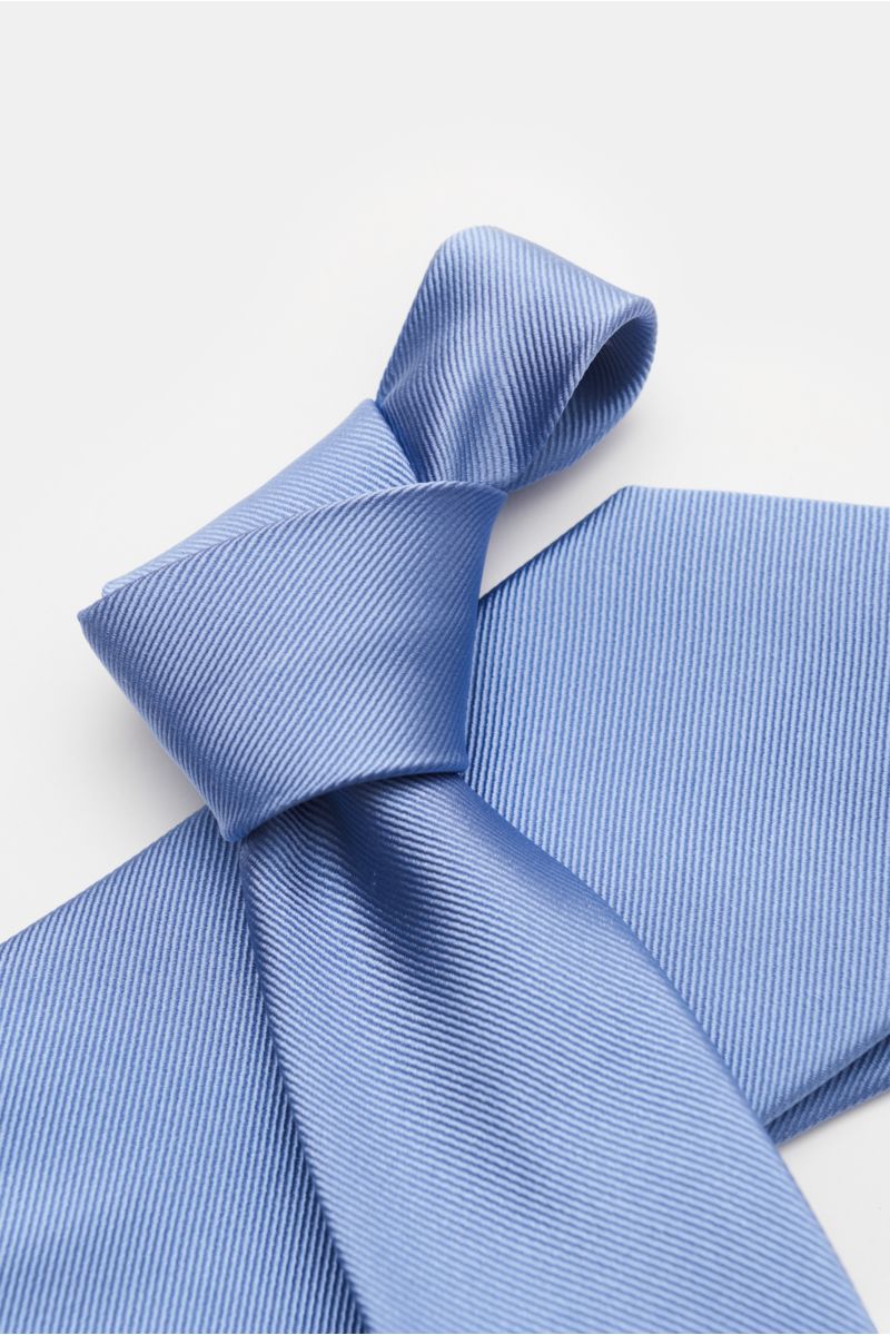 Bigi Silk tie 'Senna' blue