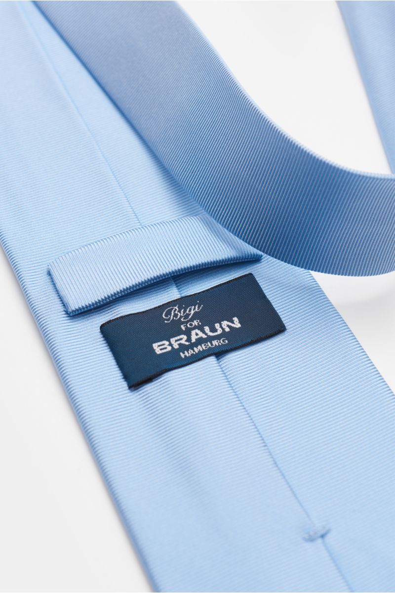 Bigi Silk tie 'Rio' light blue
