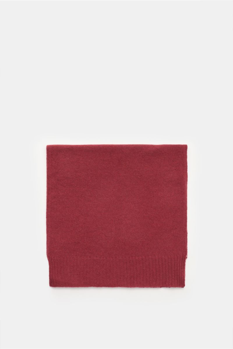 Cashmere scarf red