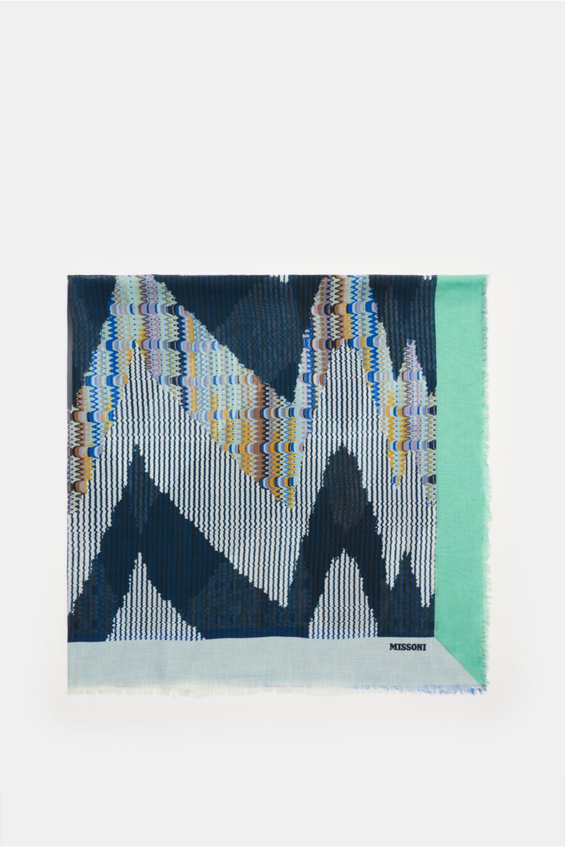 MISSONI Tuch navy/mehrfarbig gemustert | BRAUN Hamburg