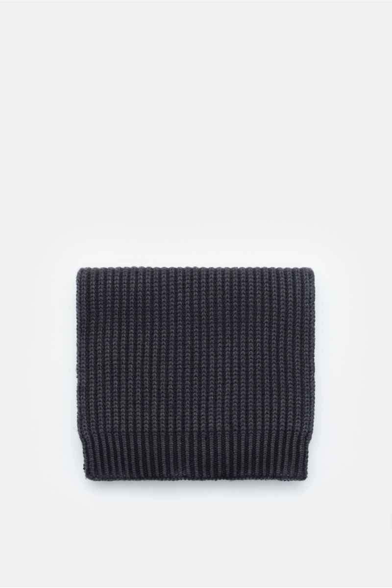 04651/ A trip in a bag Schal 'Foggy' schwarz