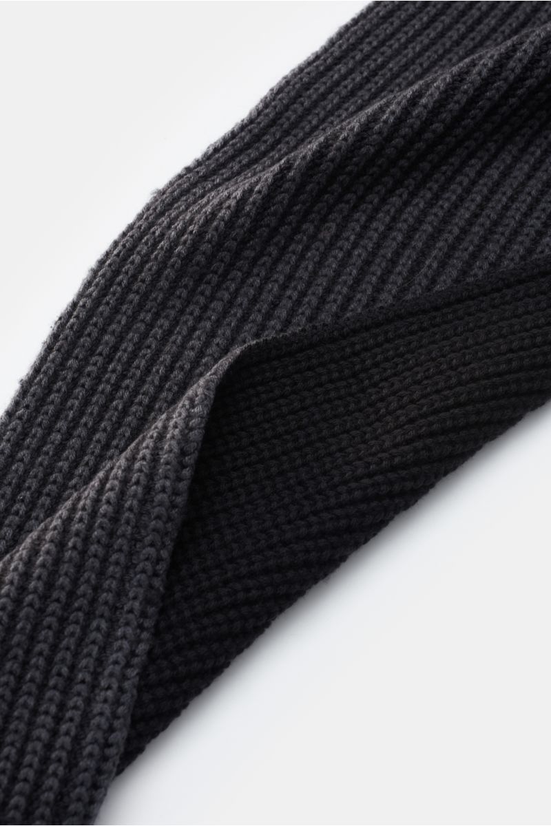 04651/ A trip in a bag Schal 'Foggy' schwarz