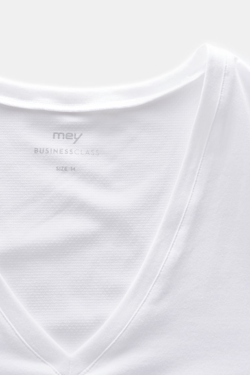 mey Business Class V-Neck Unterhemd weiß