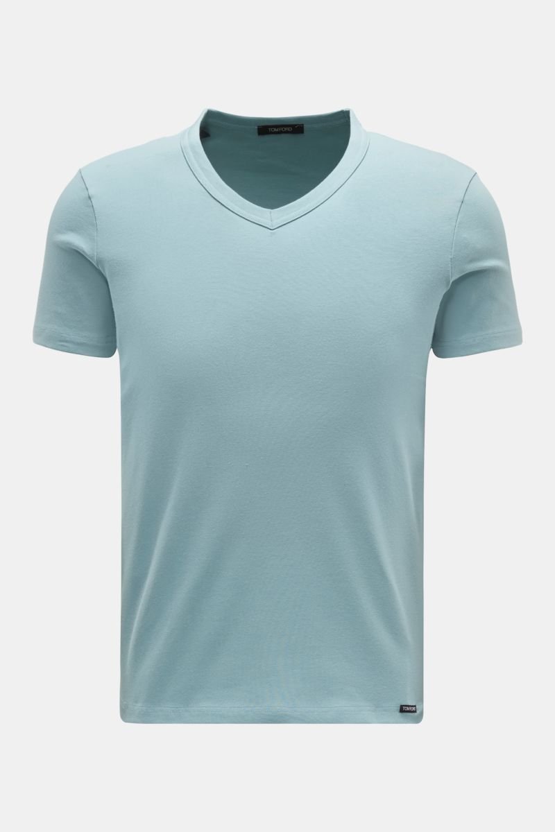 V-Neck T-Shirt mintgrün