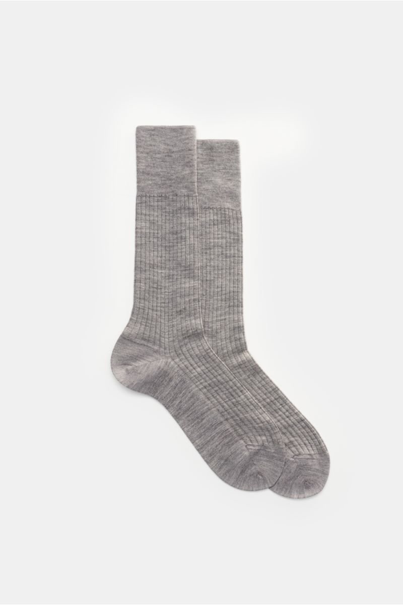 Sock 'No. 7' grey