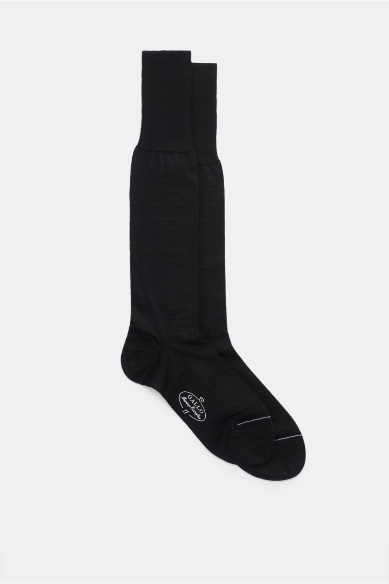 Knee-high socks black