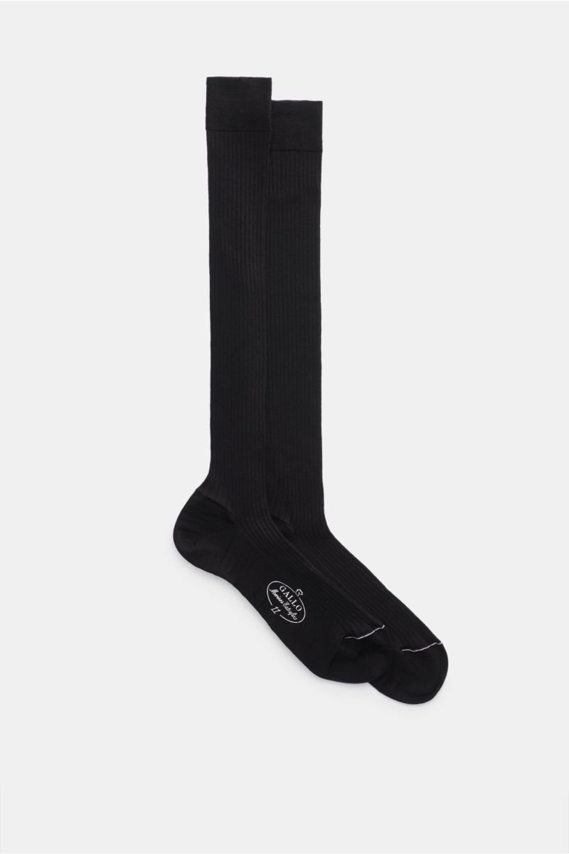 Knee-high socks black