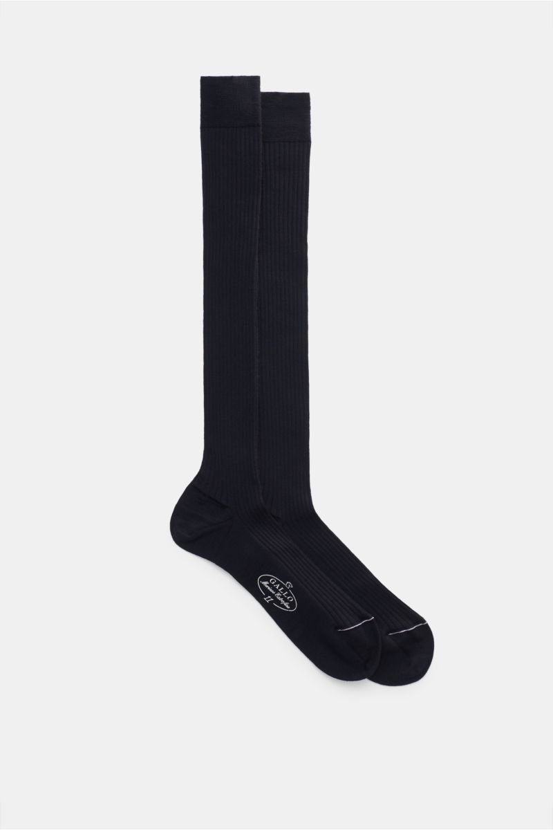 Knee-high socks navy