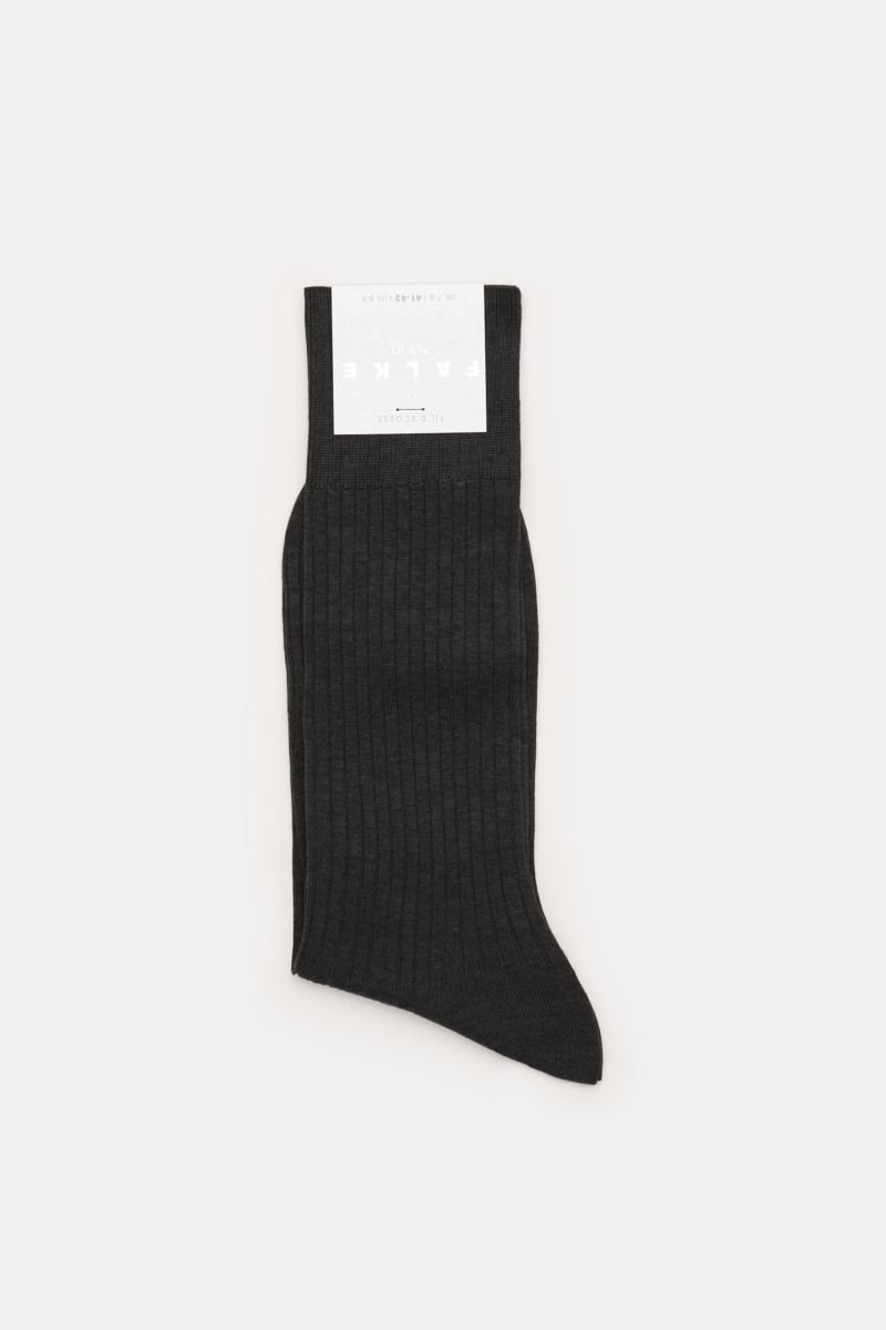 Sock 'No. 10' dark grey