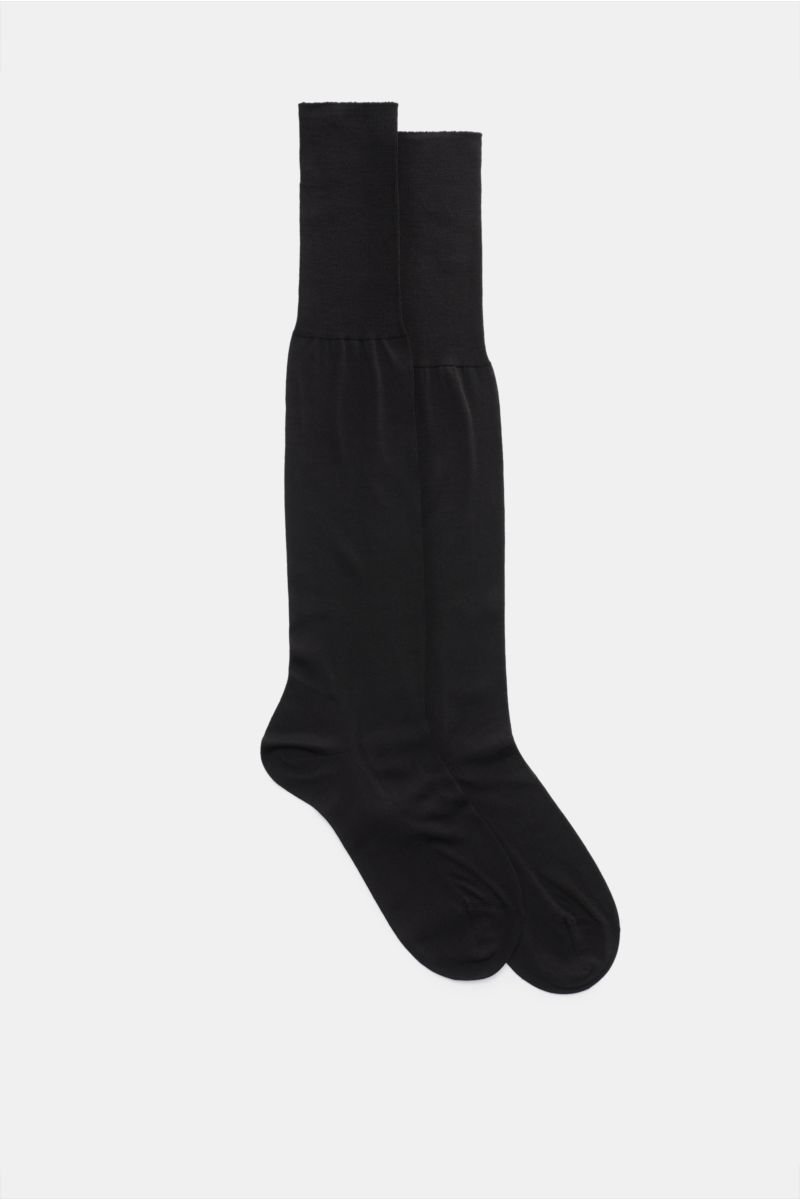Knee high sock 'No. 4' black