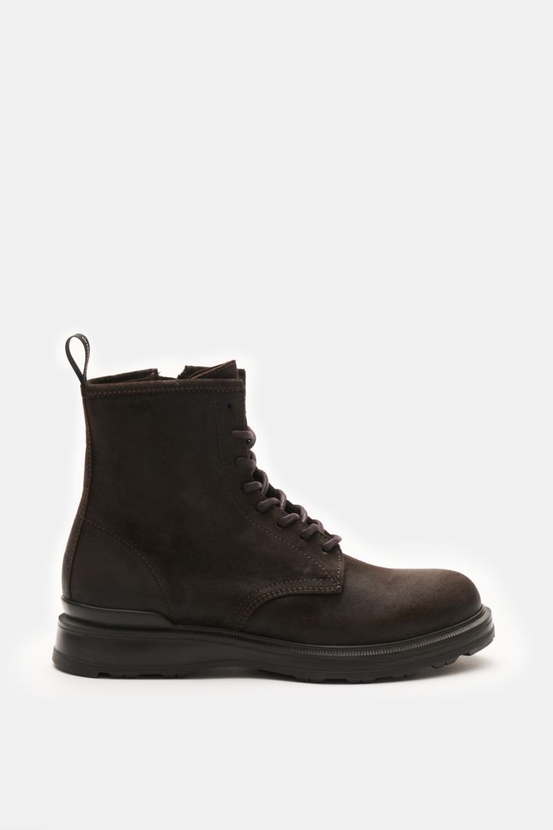 Lace-up boots dark brown