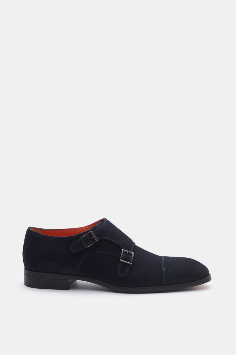 Double monk shoes navy