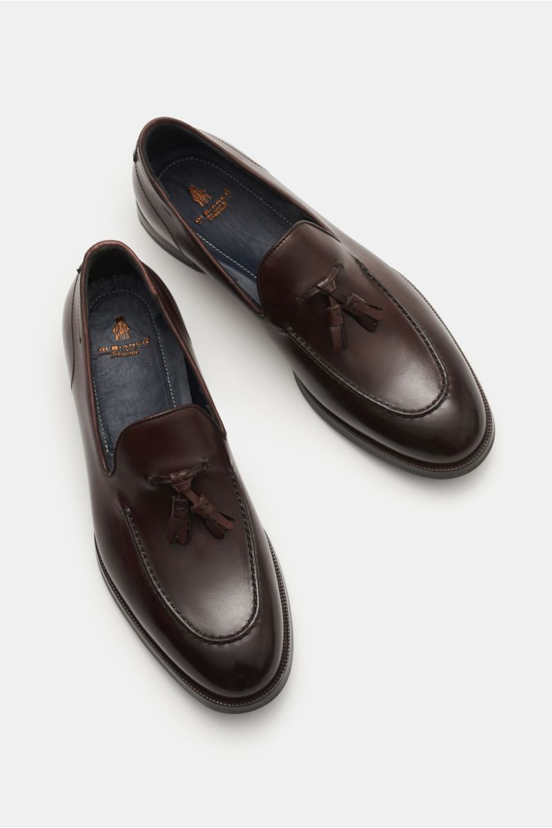 Di Bianco Tassel Loafer 'Bari' dunkelbraun