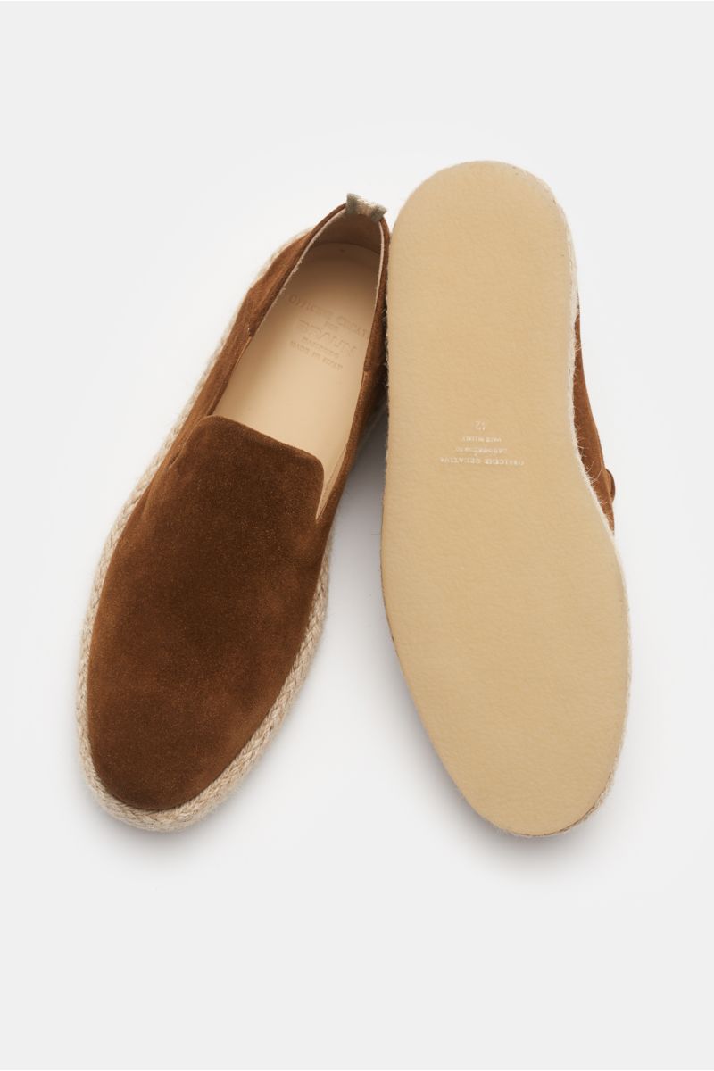 Officine Creative Espadrilles 'Roped' brown