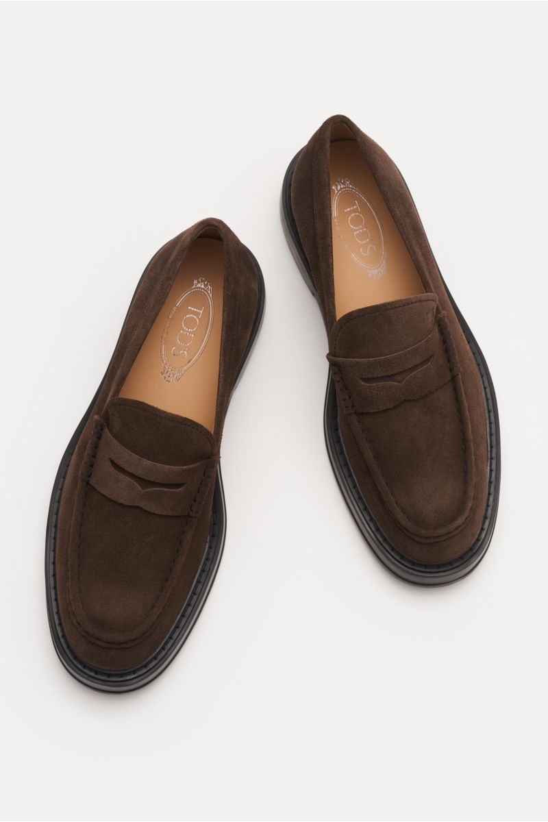 Tod's Penny loafers dark brown