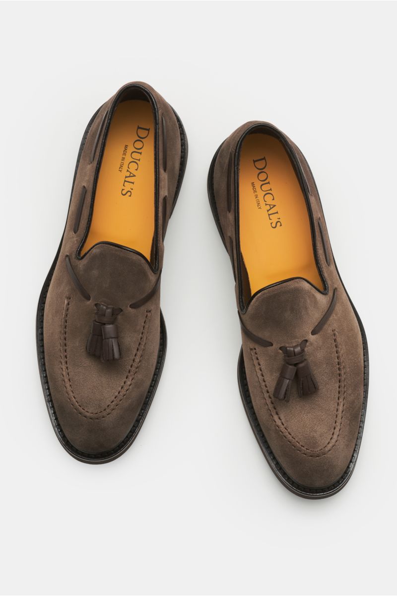 Doucal's Tassel loafers taupe